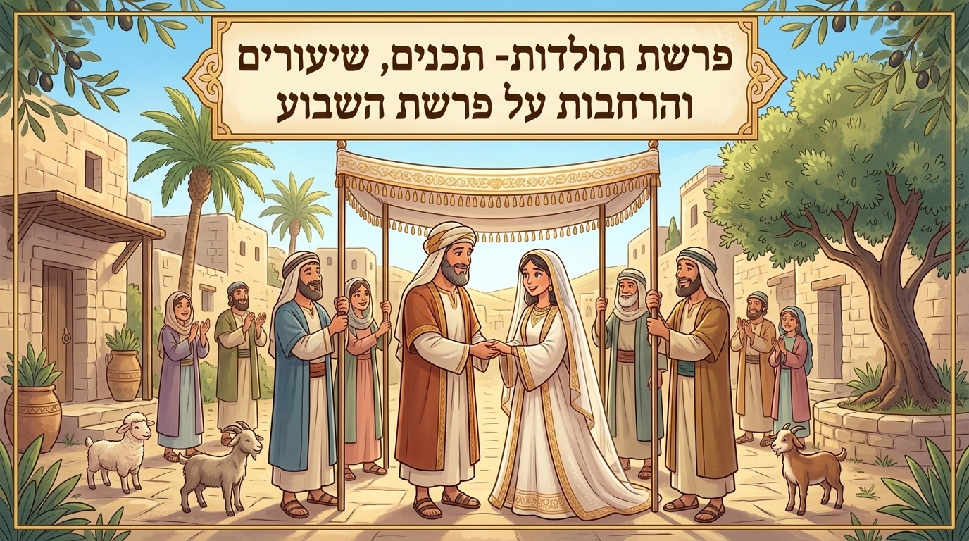 פרשת תולדות- תכנים, שיעורים והרחבות על פרשת השבוע